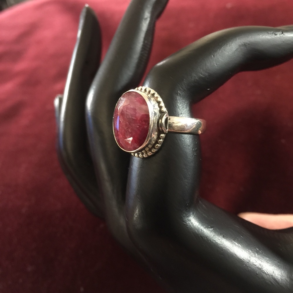 Ruby & 925 Silver Ring